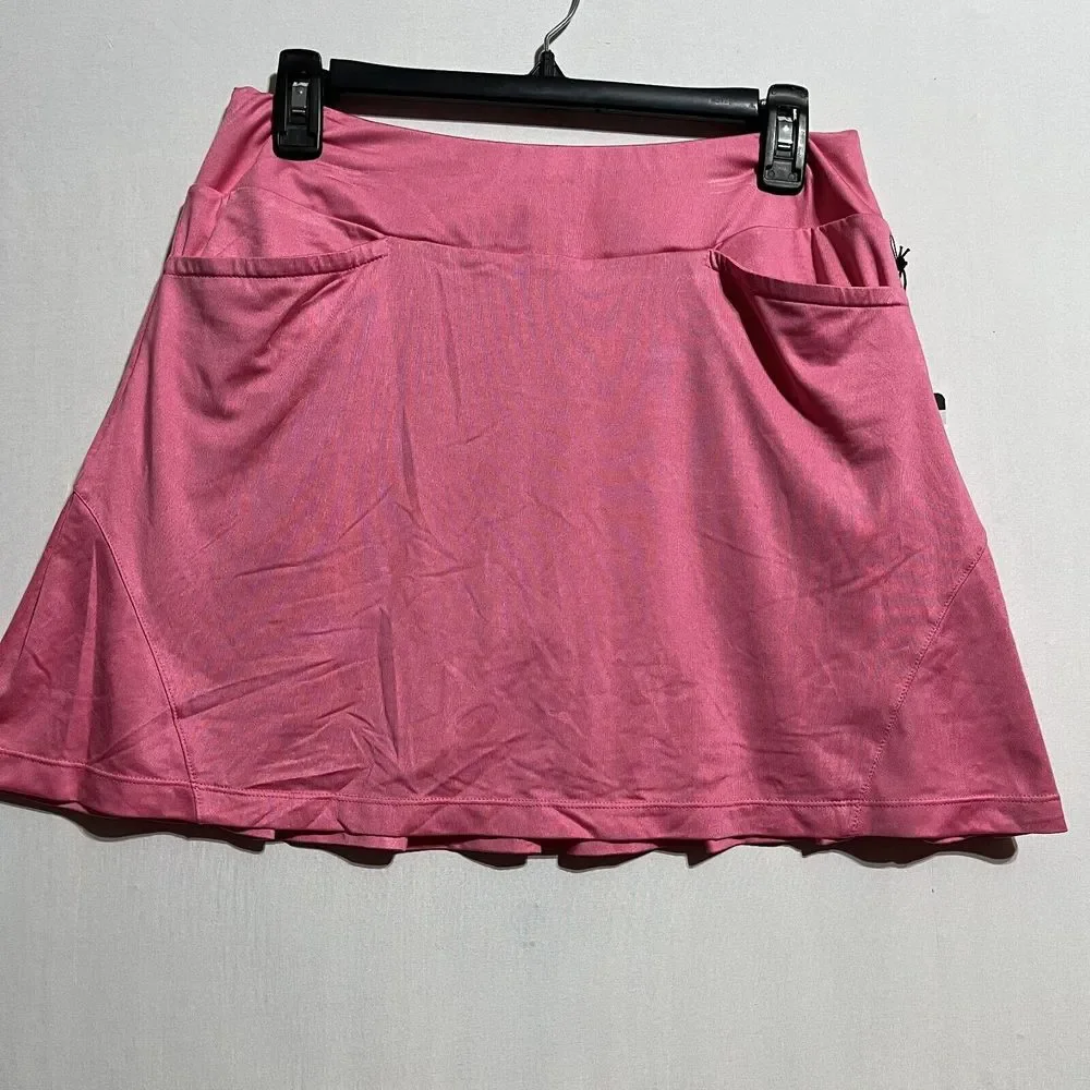 Tail Golf Skirt Skort Women's Small Pink Grapefruit Pockets Pleated Pull‎ On